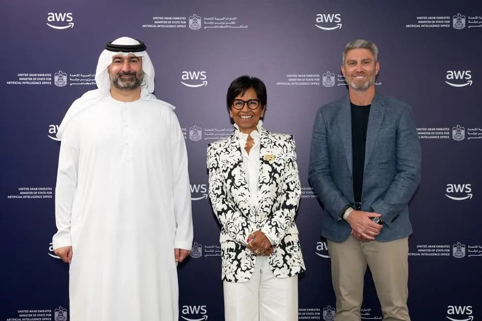 Image from ZAWYA: UAE business AI adoption reaches 72%, but deep deployment lags as AWS invests AED 20.1bn in local cloud